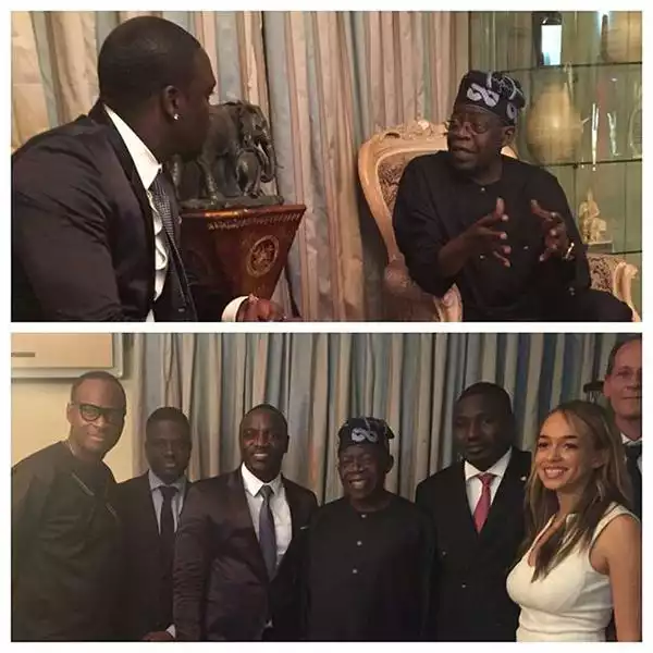 Akon Meets Bola Tinubu In Lagos [See Photos]